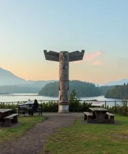 A beautiful view of Tofino