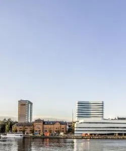 A beautiful view of Umeå serviced by Umeå Airport