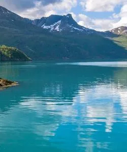 A beautiful view of Glomfjord.