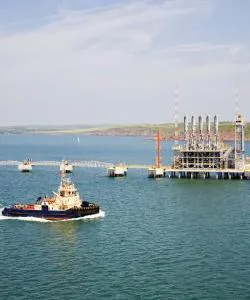 A beautiful view of Pembroke Dock