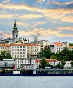 A beautiful view of Belgrade serviced by Belgrade Nikola Tesla Airport