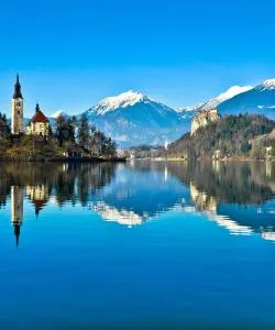 A beautiful view of Bled – a popular city among our users