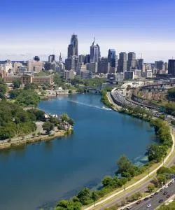 A beautiful view of Gloucester City.
