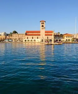 A beautiful view of Rhodes Town
