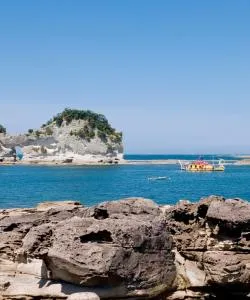 A beautiful view of Shirahama serviced by Shirahama Airport