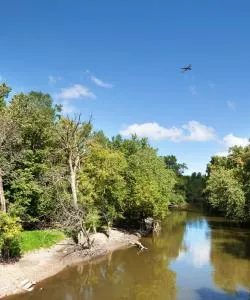 A beautiful view of Schiller Park