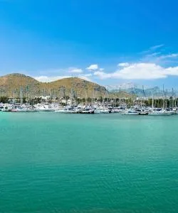 A beautiful view of Port d'Alcudia.
