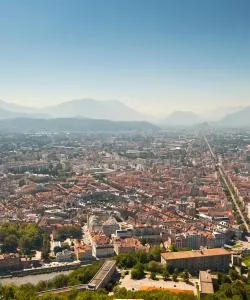 A beautiful view of Saint-Martin-dʼHères.