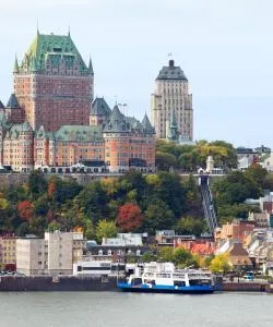 A beautiful view of Quebec City – a popular city among our users