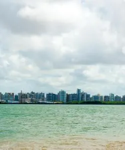 A beautiful view of Aracaju serviced by Santa Maria Airport
