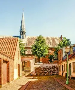 Ein schöner Blick auf Horsens