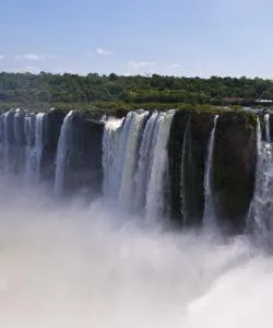 A beautiful view of Puerto Iguazú serviced by Cataratas del Iguazu International Airport