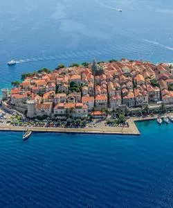 A beautiful view of Korčula – a popular city among our users