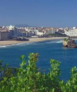 A beautiful view of Biarritz