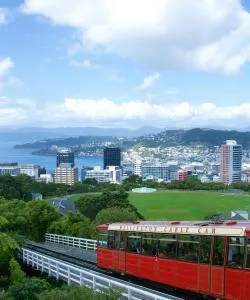 A beautiful view of Wellington serviced by Wellington Airport
