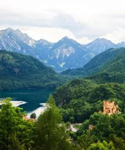 A beautiful view of Füssen – a popular city among our users