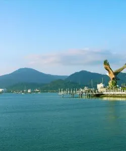 A beautiful view of Kuah serviced by Langkawi Airport