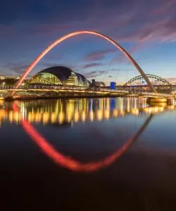 A beautiful view of Newcastle upon Tyne – a popular city among our users