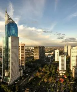 A beautiful view of Jakarta serviced by Jakarta Soekarno Hatta Airport