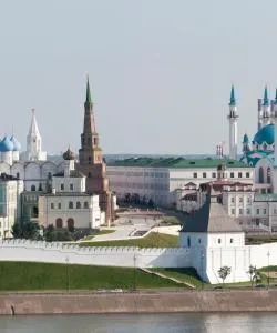 Красивый вид города Казань