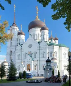 Красивый вид города Воронеж; город обслуживается аэропортом Международный аэропорт Воронеж