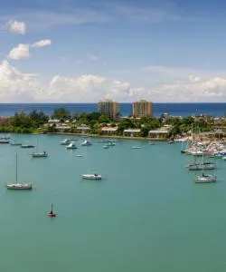 Vue imprenable sur : Montego Bay, ville desservie par : Aéroport international Donald-Sangster
