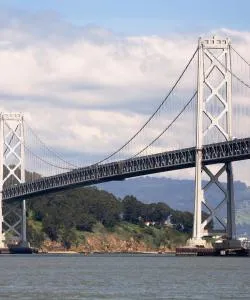 Een mooi uitzicht op Oakland, in de buurt van Internationale luchthaven Oakland