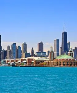 A beautiful view of Chicago – a popular city among our users