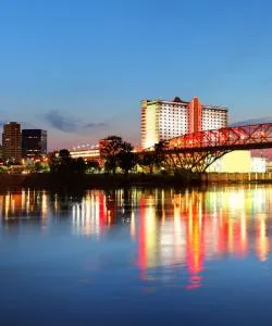 A beautiful view of Shreveport serviced by Shreveport Airport