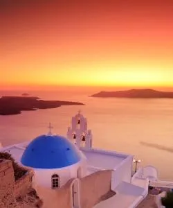 A beautiful view of Firostefani – city popular among our users.