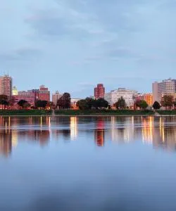 A beautiful view of Harrisburg