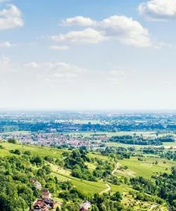 A beautiful view of Heppenheim an der Bergstrasse.