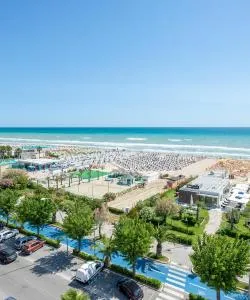 Piękny widok na miasto Alba Adriatica