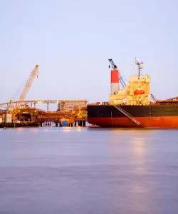 A beautiful view of Port Hedland serviced by Port Hedland International Airport.
