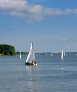 A beautiful view of Powidz