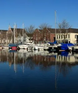 Een mooi uitzicht op Vlaardingen