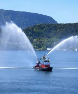 A beautiful view of Ulsteinvik.
