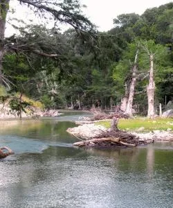 Een mooi uitzicht op New Braunfels