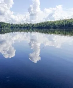Paisaje espectacular de Sioux Lookout, que queda cerca de Aeropuerto de Sioux Lookout