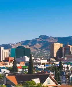 A beautiful view of Ciudad Juárez serviced by Abraham Gonzalez International Airport