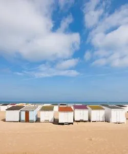Una bonita panorámica de Blériot-Plage