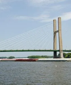 A beautiful view of Burlington serviced by Southeast Iowa Regional Airport.