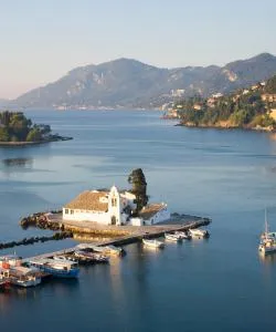 A beautiful view of Kanoni.