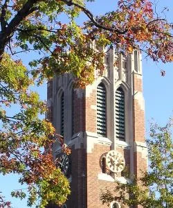 Een mooi uitzicht op East Lansing