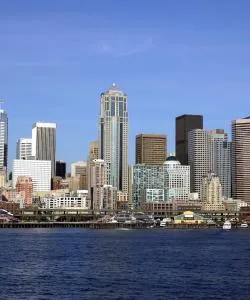 Krásny pohľad na mesto Bothell