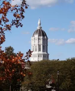 A beautiful view of Columbia serviced by Columbia Regional Airport.