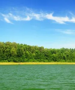A beautiful view of Szczytno serviced by Olsztyn-Mazury Airport