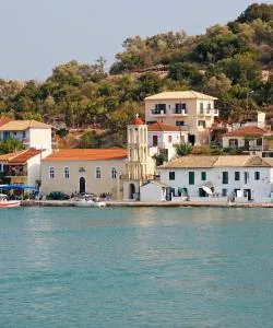 A beautiful view of Meganisi.