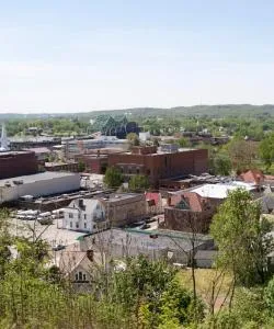 A beautiful view of Parkersburg.