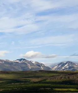 A beautiful view of Egilsstaðir serviced by Egilsstaðir Airport